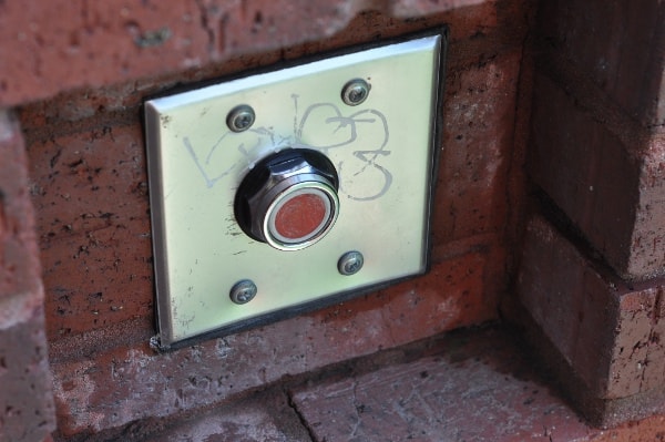 Button on Preston Street Bridge