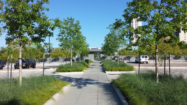 Hermann Park Centennail Garden Parking Lot