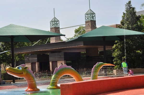 Houston Zoo Dragon at Splash Pad