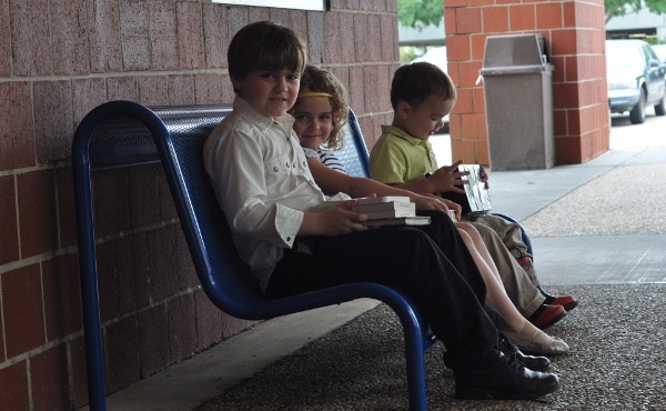 Robinson Westchase Houston Public Library Bench