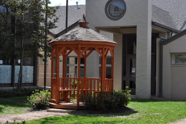 West University Library Courtyard