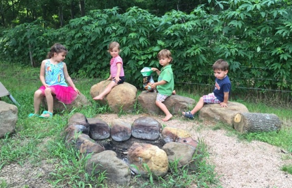 Bonfire Pit at Geronimo Creek Retreat