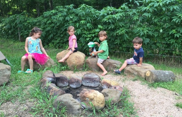 Bonfire Pit at Geronimo Creek Retreat