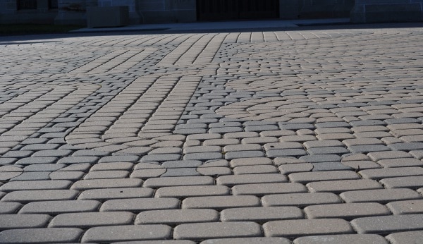 Bricks of Labyrinth at St Pauls Methodist Church