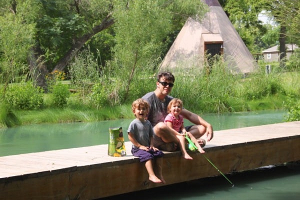 Fishing at Geronimo Creek Retreat