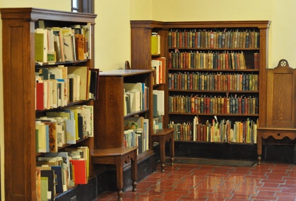 Julia Ideson Libary Shelves and Chairs