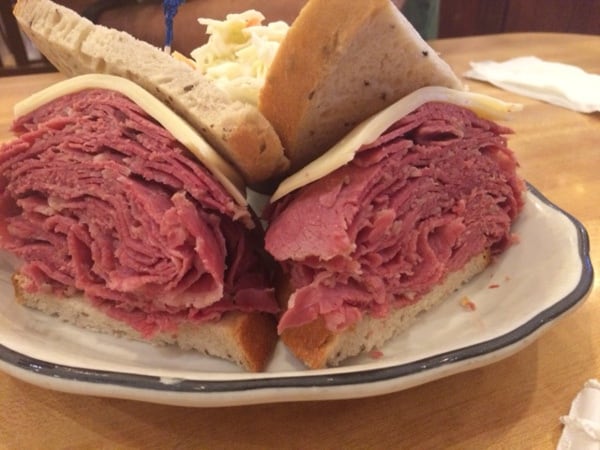 Kenny and Ziggys Corned Beef Sandwich