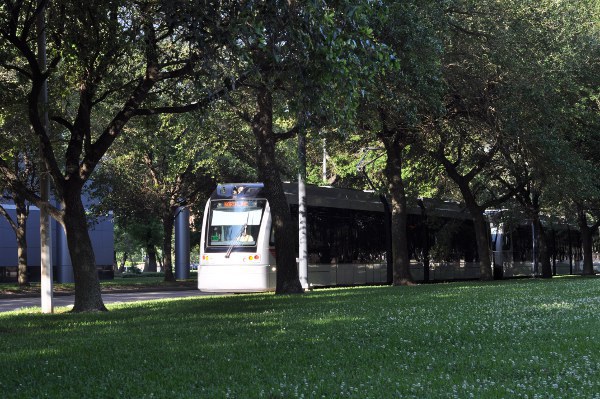 METRORail by Hermann Park and Museum District