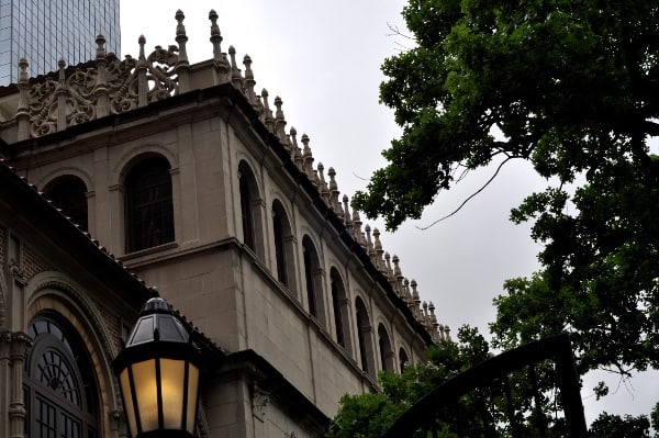 Roof of Julia Ideson Downtown Library Houston 