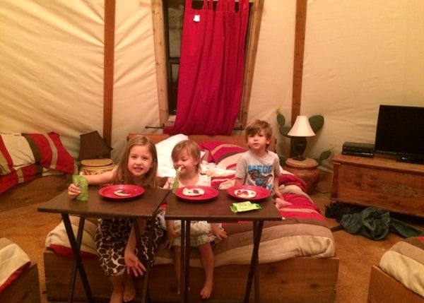 Roughing it at Geronimo Creek Retreat