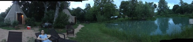 Tipi at Geronimo Creek