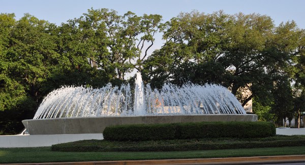 Water in Hermann Park Circle