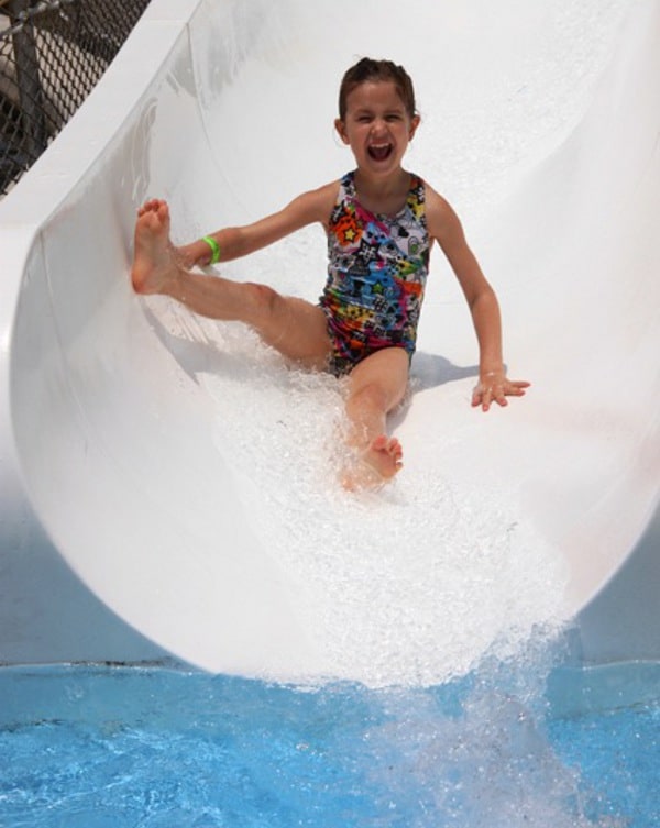 Waterslide at Geronimo Creek Retreat