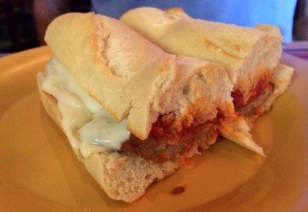 Chicken Parm Sandwich at Romanos Pizza Houston