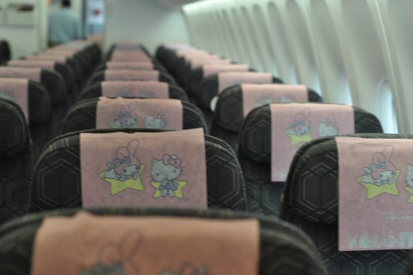 EVA Airline Hello Kitty Seats