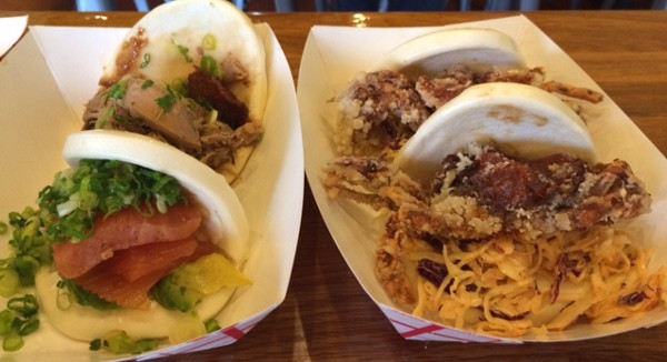 Fat Bao Salmon and Duck