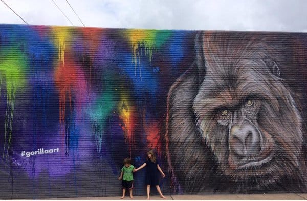 Gorilla Art Mural 2119 Washington Ave Sebastien Mr D Boileau