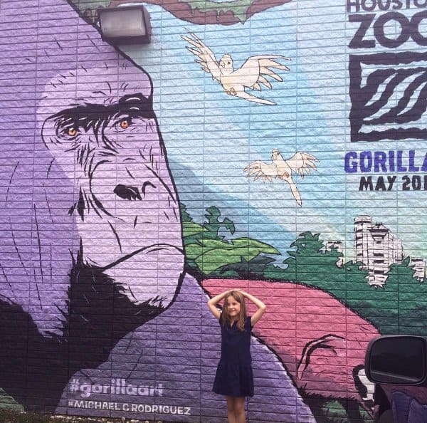 Gorilla Art Mural at Jennis Noodle House 602 East 20th St Michael C Rodriguez 2