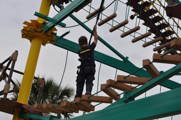 Ropes Course For Big And Little Kids Zip Line At Moody Gardens