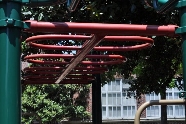 Monkey Bars at West University Spark Park