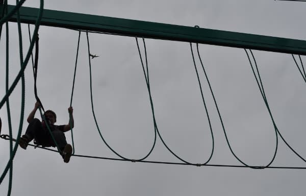 Ropes Course For Big And Little Kids Zip Line At Moody Gardens