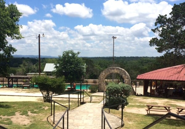 Pool at Mayan Dude Ranch in Bandera