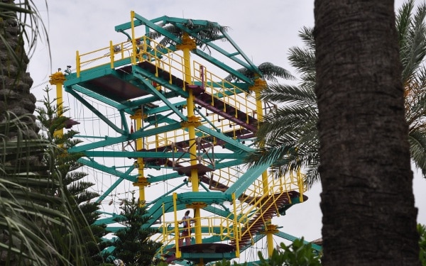 Ropes Course For Big And Little Kids Zip Line At Moody Gardens