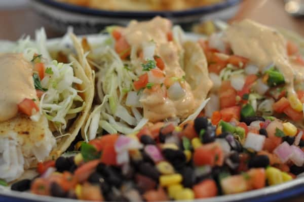 Shrimp and Stuff Galveston Fish Tacos