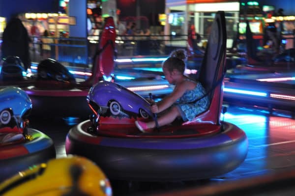 Bumper Cars at Incredible Pizza Conroe