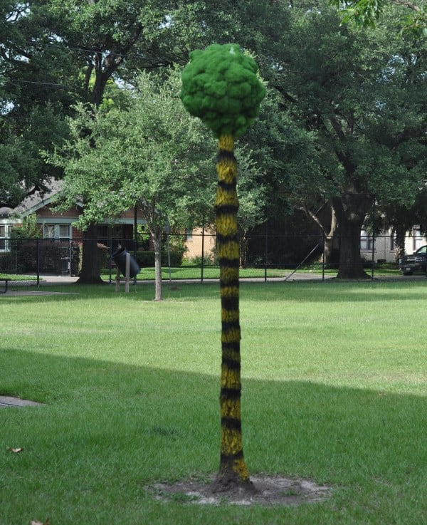 Cartoon Tree at Proctor Plaza Park Hosuton