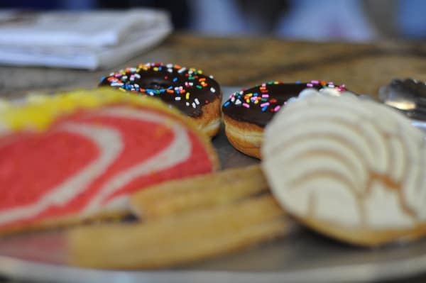 El Bolillo Bakery Tray of Cookies and Donuts