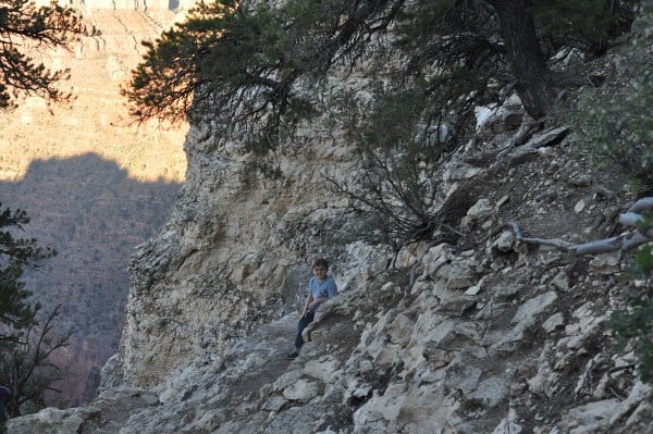 Joe on Rocks at Grand Canyon Arizona