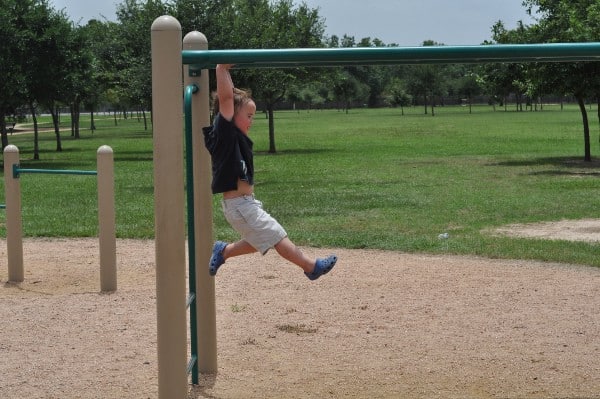 Kid Fit Park Monkey Bars Nottingham Park Houston