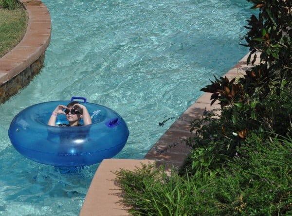 The Woodlands Resort Lazy River Tube BigKidSmallCity