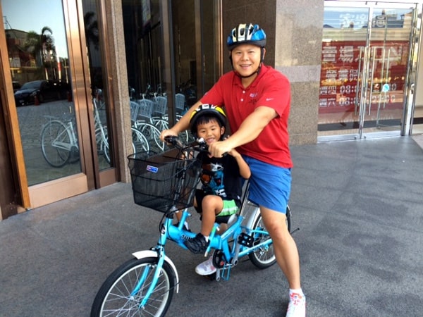 Bicycles for families to enjoy the city with kids in Taipei Taiwan BigKidSmallCity