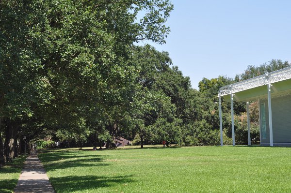 Menil Campus Looking at Red Swing Park