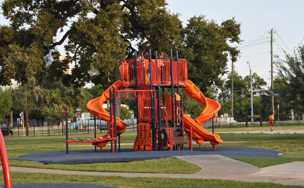 Shadow Oaks Spark Park Three Story Playground