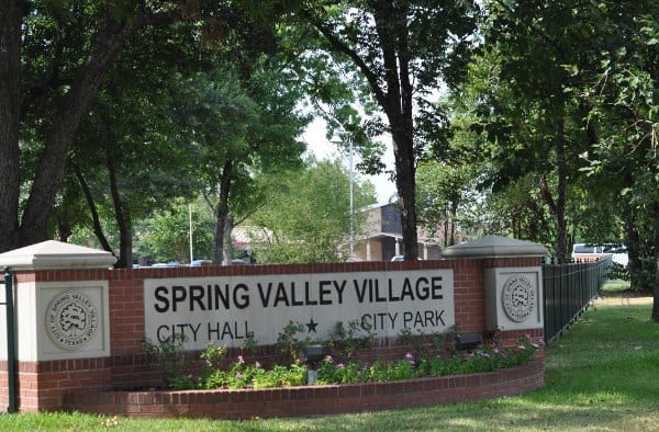 Spring Valley Village City Park Sign