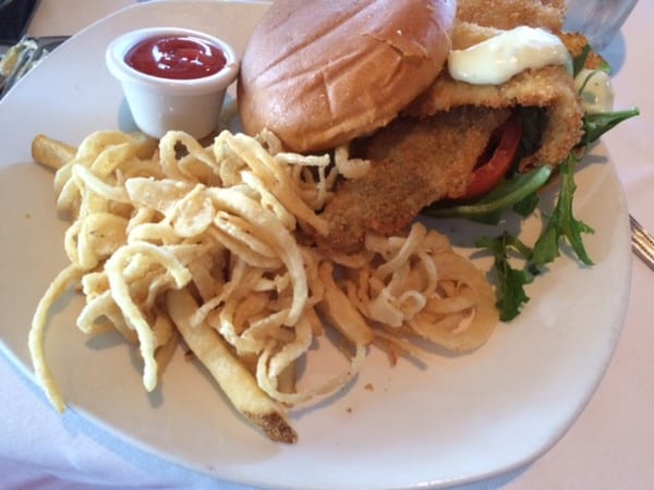 Landrys Seafood Kemah Crispy Fish Sandwich