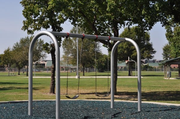 Allenbrook Park Swings and Basketball Court Baytown