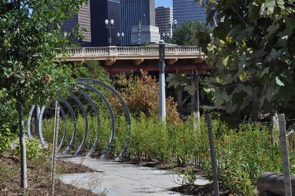 Fish Family Park Buffalo Bayou Park Tunnel and Skyline