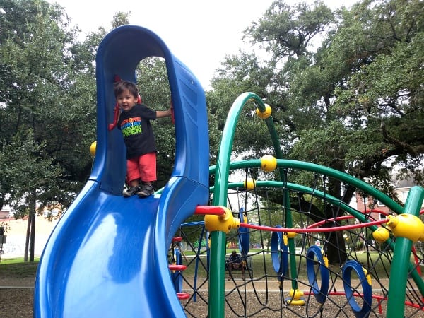 Slide at Baldwin Park