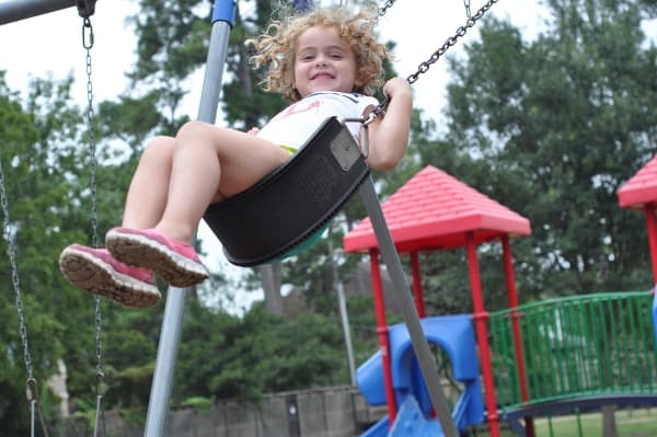 Swings at Glenmore Park