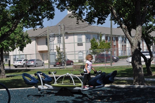 Teeter Totter at Allenbrooke Park Baytown