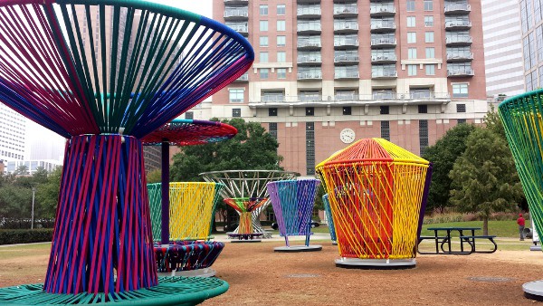 Los Trompos at Discovery Green 2015