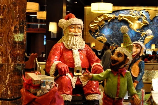 Hilton Americas Houston Christmas Display