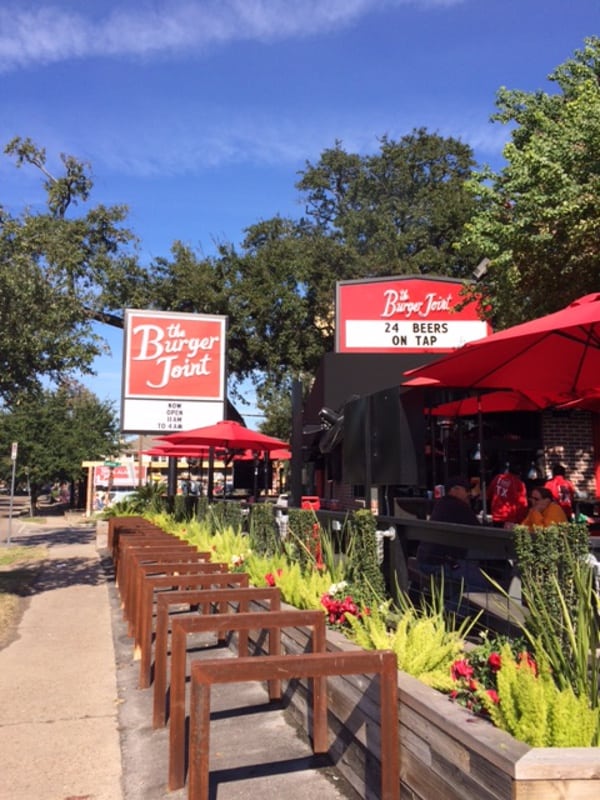 The Buger Joint Front of Restaurant