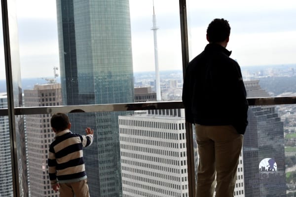 View from JP Morgan Chase Tower Dowtown Houston