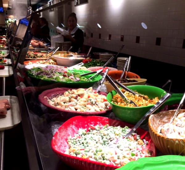 Cleburne Cafeteria Food Line