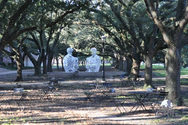 Rice University Sitting Sculptures